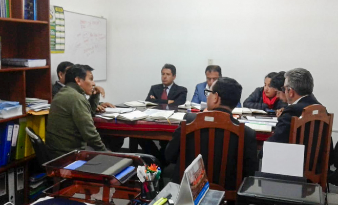 Reunión entre el Sutep y el gobierno regional