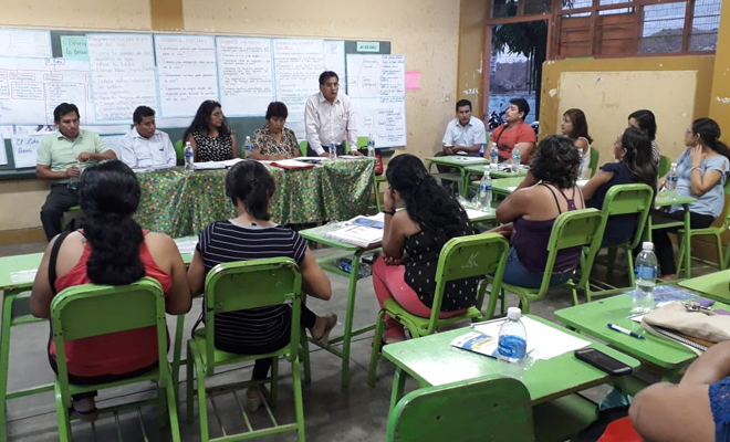 Reunión de maestros sutepìstas en Cajamarca.