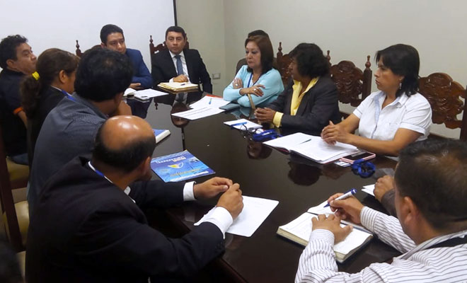 Reunión entre el Sutep La Libertad y el gobierno regional