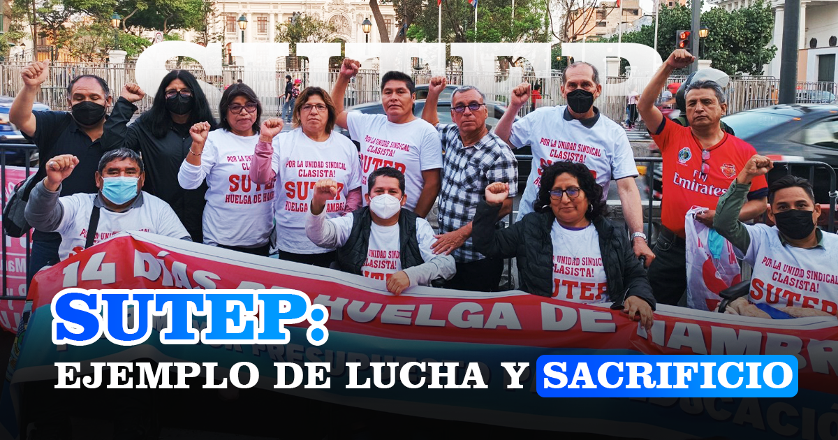 Sutep Ejemplo De Lucha Y Sacrificio Sutep 8176